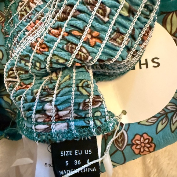 SHEIN Teal and Orange Floral Set - Picture 4 of 4